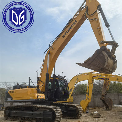 R485LVS ของเดิม เครื่องขุด Hyundai ที่ใช้ เครื่องขุด Crawler ที่ใช้ สภาพการทํางาน
