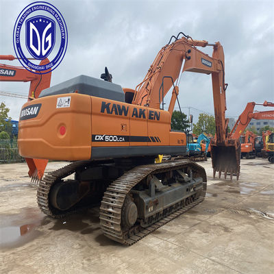 อุปกรณ์ขุด Doosan DX500 50 ตันที่ใช้แล้ว พร้อมควบคุมการขุดอย่างแม่นยํา