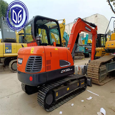 ดีที่สุด DX60E-9C ใช้ Doosan 6t Excavator เครื่องไฮดรอลิก