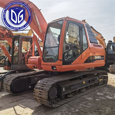 ที่มาเกาหลี DH150-7 เครื่องขุด Doosan มือสอง DH150-7 เครื่องขุดมือสอง Doosan Excavator DH150-7