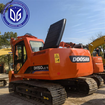 ที่มาเกาหลี DH150-7 เครื่องขุด Doosan มือสอง DH150-7 เครื่องขุดมือสอง Doosan Excavator DH150-7