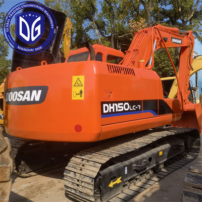 ที่มาเกาหลี DH150-7 เครื่องขุด Doosan มือสอง DH150-7 เครื่องขุดมือสอง Doosan Excavator DH150-7