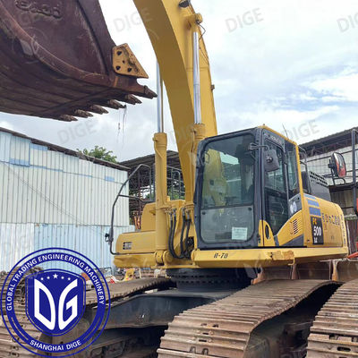 อัตราการทํางานหนัก USED PC500 excavator กับระบบไฮดรอลิกที่ทันสมัย