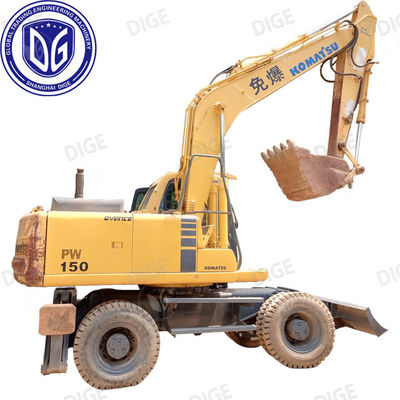 เครื่องขุดล้อ Komatsu 2018 13600kg สําหรับโครงการก่อสร้าง