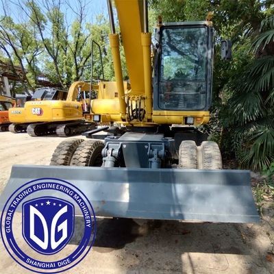 ที่มาญี่ปุ่น PC150W เครื่องขุดล้อ Komatsu มือสอง PC150W เครื่องขุด มือสอง Komatsu เครื่องขุดไฮดรอลิก PC150W