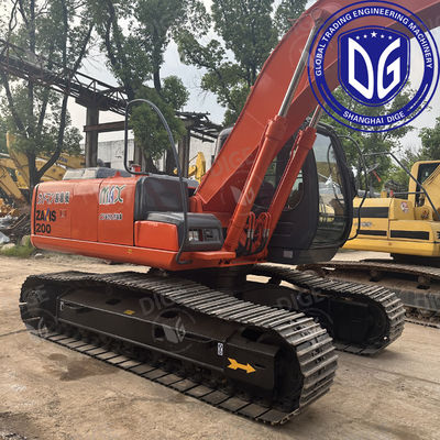 ที่มาญี่ปุ่น ZX200-6 เครื่องขุด Hitachi มือสอง ZX200-6 เครื่องขุด Crawler มือสอง