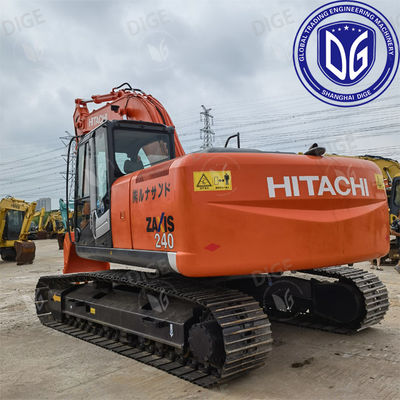 24 ตัน ZX240 ใช้ Hitachi Excavator ใช้ Crawler Excavator ขับเคลื่อน ไฮดรอลิกขับเคลื่อน