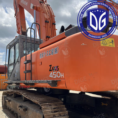 ที่มาญี่ปุ่น ZX450 เครื่องขุด Hitachi มือสอง ZX450 เครื่องขุด Crawler มือสอง