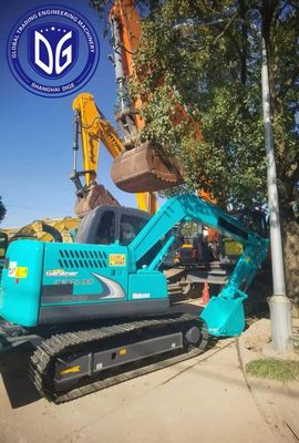 เครื่องขุด Sk75 ใช้ Kobelco 7.5 ตัน