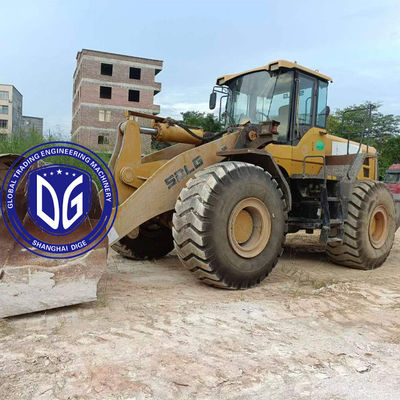 LG968 SDLG Loader มือสอง เครื่องบรรทุกไฮดรอลิกเดิมและมีประสิทธิภาพสูง