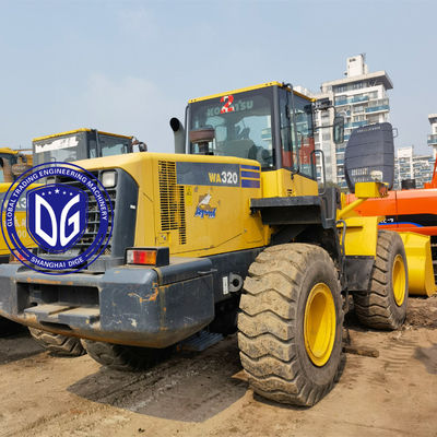 เครื่องบรรทุกด้านหน้า เครื่องบรรทุกคอมัตซูมือสอง WA320-5 เครื่องประหยัดแรงงานเดิม จํากัด