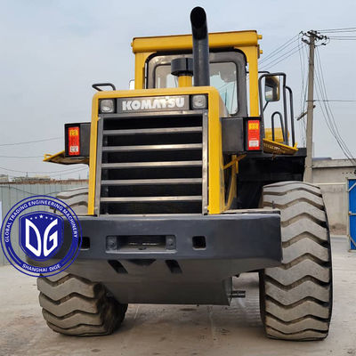 เครื่องบรรทุกด้านหน้า Komatsu WA470-3 เครื่องบรรทุกมือสอง อุปกรณ์ก่อสร้างสําหรับวิศวกรรมเหมืองขนาดใหญ่