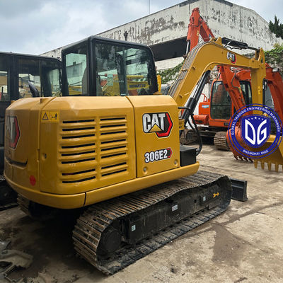 CAT306E 6 ตัน Caterpillar Crawler มินิ ใช้ excavator ใหม่มากและอยู่ในสภาพที่ดี