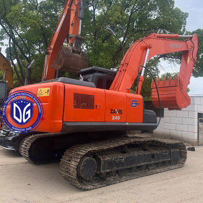 24 ตัน ZX240 ใช้ Hitachi Excavator ใช้ Crawler Excavator ขับเคลื่อน ไฮดรอลิกขับเคลื่อน