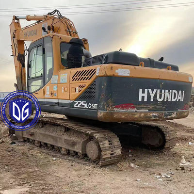 Hyundai 225 แท้มือสอง เครื่องขุดแคลนขนาด 22.5 ตัน เครื่องขุดขนาดกลาง