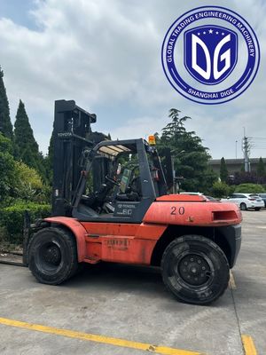 8t 8FDA80 โตโยต้าใช้ Forklift เครื่องไฮดรอลิกแรงใช้ Forklift