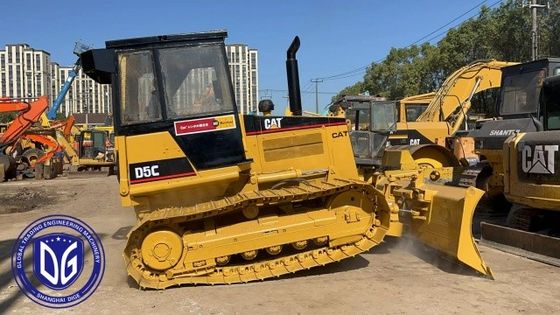D5C ใช้ Caterpillar Dozer บูลโดเซอร์ไฮดรอลิก ด้วยพลังงานที่น่าทึ่ง