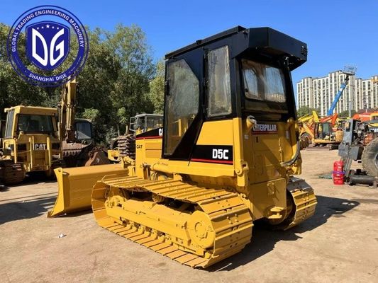 D5C ใช้ Caterpillar Dozer บูลโดเซอร์ไฮดรอลิก ด้วยพลังงานที่น่าทึ่ง