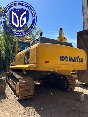 PC430 ดีมาก เครื่องขุดเกาะมือสอง 95 เครื่องขุด Komatsu ใหม่