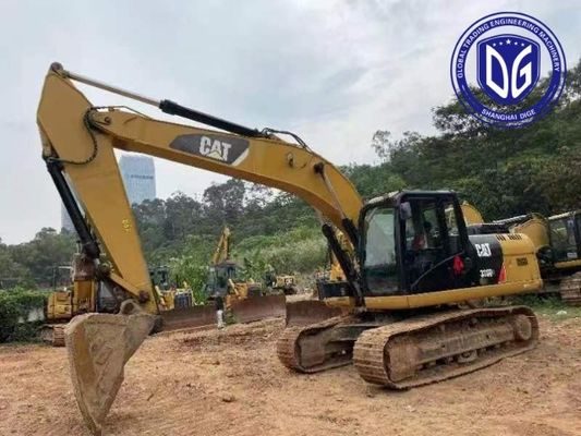 320D2 เครื่องขุดหิน Caterpillar 20 ตัน ที่ใช้แล้ว มีความสามารถในการรับน้ําหนักสูงกว่า