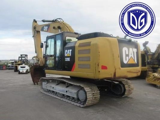 320E เครื่องขุดหิน Caterpillar ขนาด 20 ตัน ที่ใช้แล้ว พร้อมเครื่องยนต์พลังงานสูงสุด