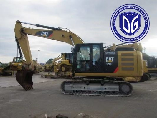 320E เครื่องขุดหิน Caterpillar ขนาด 20 ตัน ที่ใช้แล้ว พร้อมเครื่องยนต์พลังงานสูงสุด