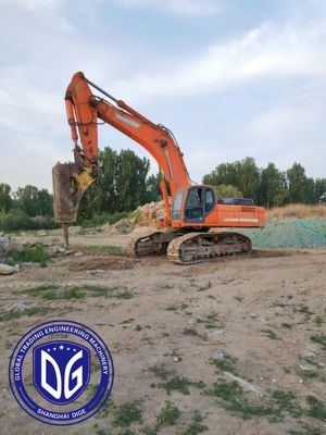 อุปกรณ์ขุด Doosan DX500LC 50 ตันที่ใช้แล้ว พร้อมควบคุมการขุดอย่างแม่นยํา