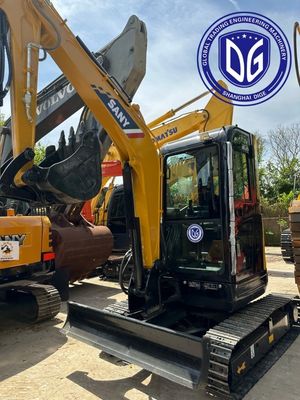 ใช้ Sany SY35 3 ตัน Excavator ขนาดเล็ก Crawler Excavator การออกแบบแทบจะใหม่