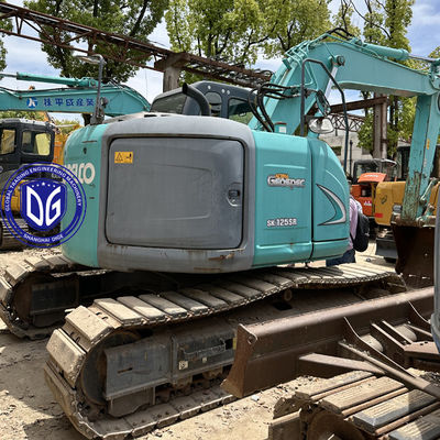 SK125 12.5 ตัน Kobelco ใช้ Excavator Crawler มาจากญี่ปุ่น ผลงานที่ดีเยี่ยม
