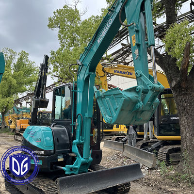 ใช้สบายๆ Kobelco SK55 5.5 ตัน เครื่องขุดคลาน 90% ใหม่ สภาพดี