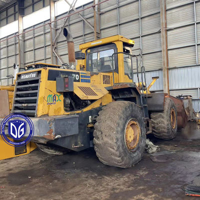 เครื่องบรรทุกหน้า Komatsu WA470-6 เครื่องบรรทุกมือสองที่มีประสิทธิภาพสูง