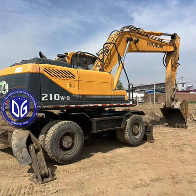 ที่มาเกาหลี 210W-9 เครื่องขุดล้อ Hyundai มือสอง 210W-9 เครื่องขุดล้อ Hyundai มือสอง 210W-9