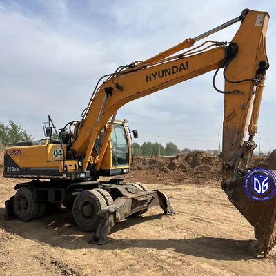 ที่มาเกาหลี 210W-9 เครื่องขุดล้อ Hyundai มือสอง 210W-9 เครื่องขุดล้อ Hyundai มือสอง 210W-9
