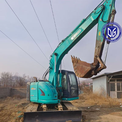 ใช้ Kobelco SK135 13.5Ton เครื่องขุดขยะ