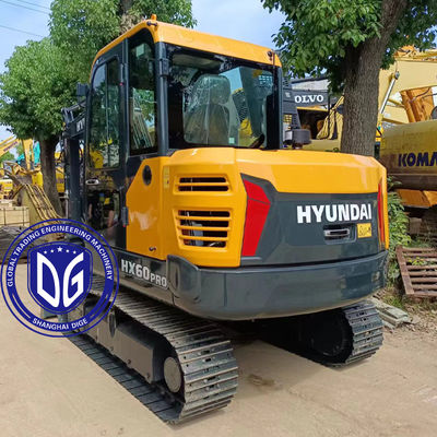 Hyundai HX60 6ton Crawler Excavator Moving Type Crawler รุ่นใหม่ที่สุดที่มี