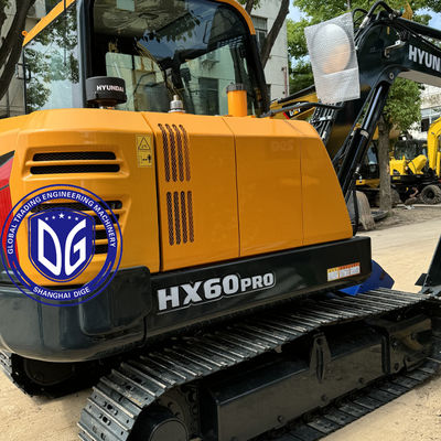 Hyundai HX60 6ton Crawler Excavator Moving Type Crawler รุ่นใหม่ที่สุดที่มี