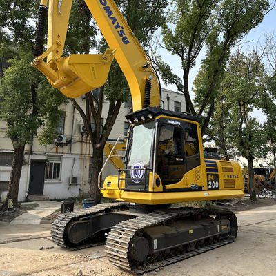 เครื่องขุด 20 ตัน ยี่ห้อญี่ปุ่น Komatsu PC200-8N1 เครื่องขุดมือสองสําหรับ Komatsu เครื่องก่อสร้าง