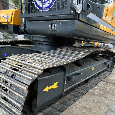 Hyundai 220 เครื่องขุดไฮดรอลิกมือสอง ด้วยเครื่องยนต์ Cummins B7 สําหรับขาย เครื่องขุด Crawler
