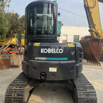 รถขุดขนาดเล็ก Kobelco SK55 ขนาด 5.5 ตัน สภาพดีเยี่ยม ฟังก์ชันการทำงานยอดเยี่ยม