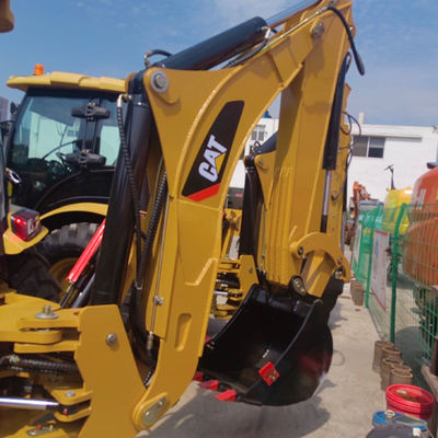 อุปกรณ์ขุดที่ใช้แล้ว เครื่องบรรทุกถังหิน Caterpillar Backhoe พร้อมการนําทางทางเทคนิคไกลตลอดชีวิต