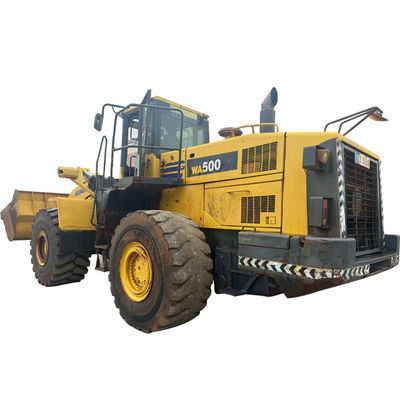 Komatsu WA500 4.3m3 เครื่องบรรทุกล้อขนาดถังมาตรฐาน สําหรับสถานที่ก่อสร้าง