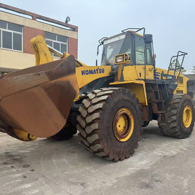 Komatsu WA500 4.3m3 เครื่องบรรทุกล้อขนาดถังมาตรฐาน สําหรับสถานที่ก่อสร้าง