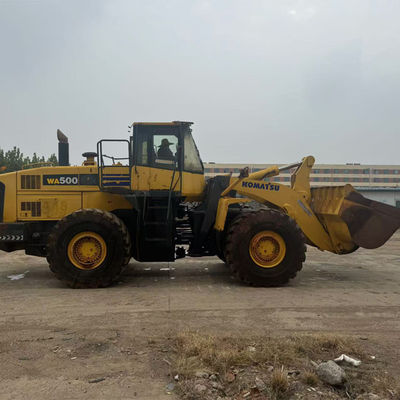 Komatsu WA500 4.3m3 เครื่องบรรทุกล้อขนาดถังมาตรฐาน สําหรับสถานที่ก่อสร้าง