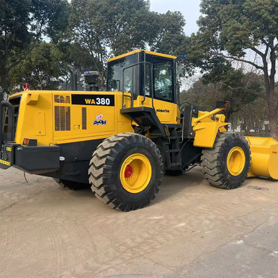 โคมาตซู WA380 โลเดอร์ล้อชั้นนําและสําหรับแบรนด์การส่งออก 7.97m*2.78m*3.38m ความยาว*ความกว้าง*ความสูง