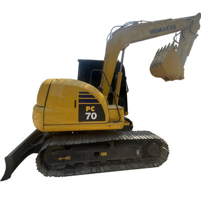 SAA4D95LE เครื่องขุดเครื่อง Komatsu มือสองที่มีเครื่องยนต์ทอร์โบชาร์จ ความสูงในการขุดสูงสุด 7150 มม.