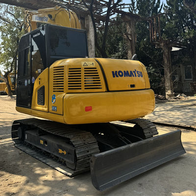 SAA4D95LE เครื่องขุดเครื่อง Komatsu มือสองที่มีเครื่องยนต์ทอร์โบชาร์จ ความสูงในการขุดสูงสุด 7150 มม.