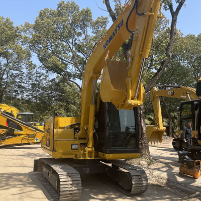 SAA4D95LE เครื่องขุดเครื่อง Komatsu มือสองที่มีเครื่องยนต์ทอร์โบชาร์จ ความสูงในการขุดสูงสุด 7150 มม.
