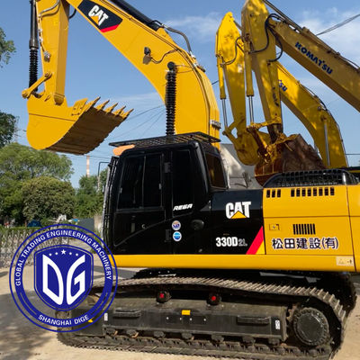 ใช้ CAT 330D Excavator 30ton สายการเคลื่อนไหวประเภท
