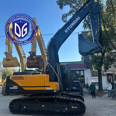 รถขุดมือสอง Hyundai HX220HD | เครื่องยนต์แรงดี, ระบบไฮดรอลิกดี, พร้อมใช้งาน