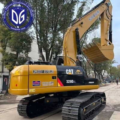 รถขุด Caterpillar CAT 329 ที่ขายดีในญี่ปุ่น รถขุดไฮดรอลิกกำลังสูง 29 ตัน รถขุดมือสองในสต็อก